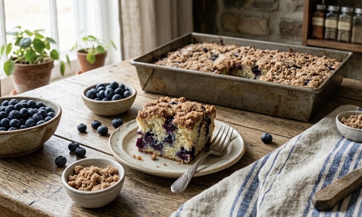 Blueberry buckle