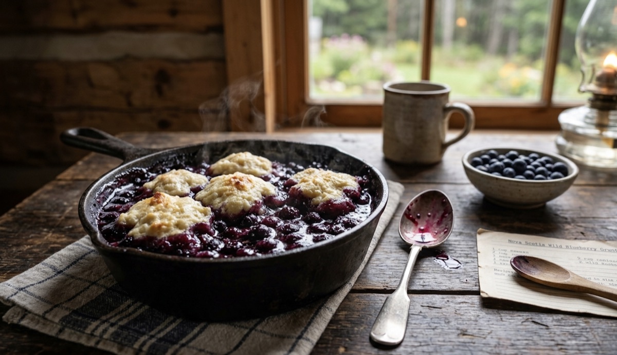 Blueberry grunt (postre canadiense)
