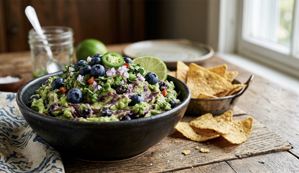 Guacamole de arándanos