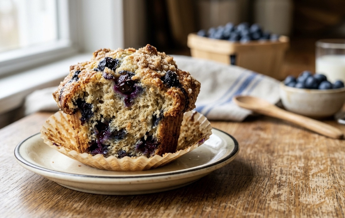 Muffins de arándanos