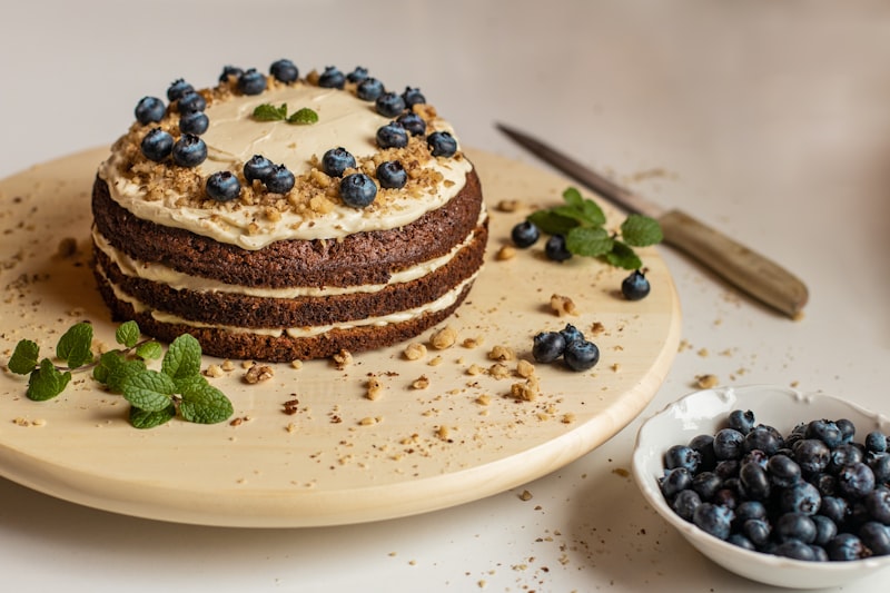 Cheesecake de arándanos sin horno